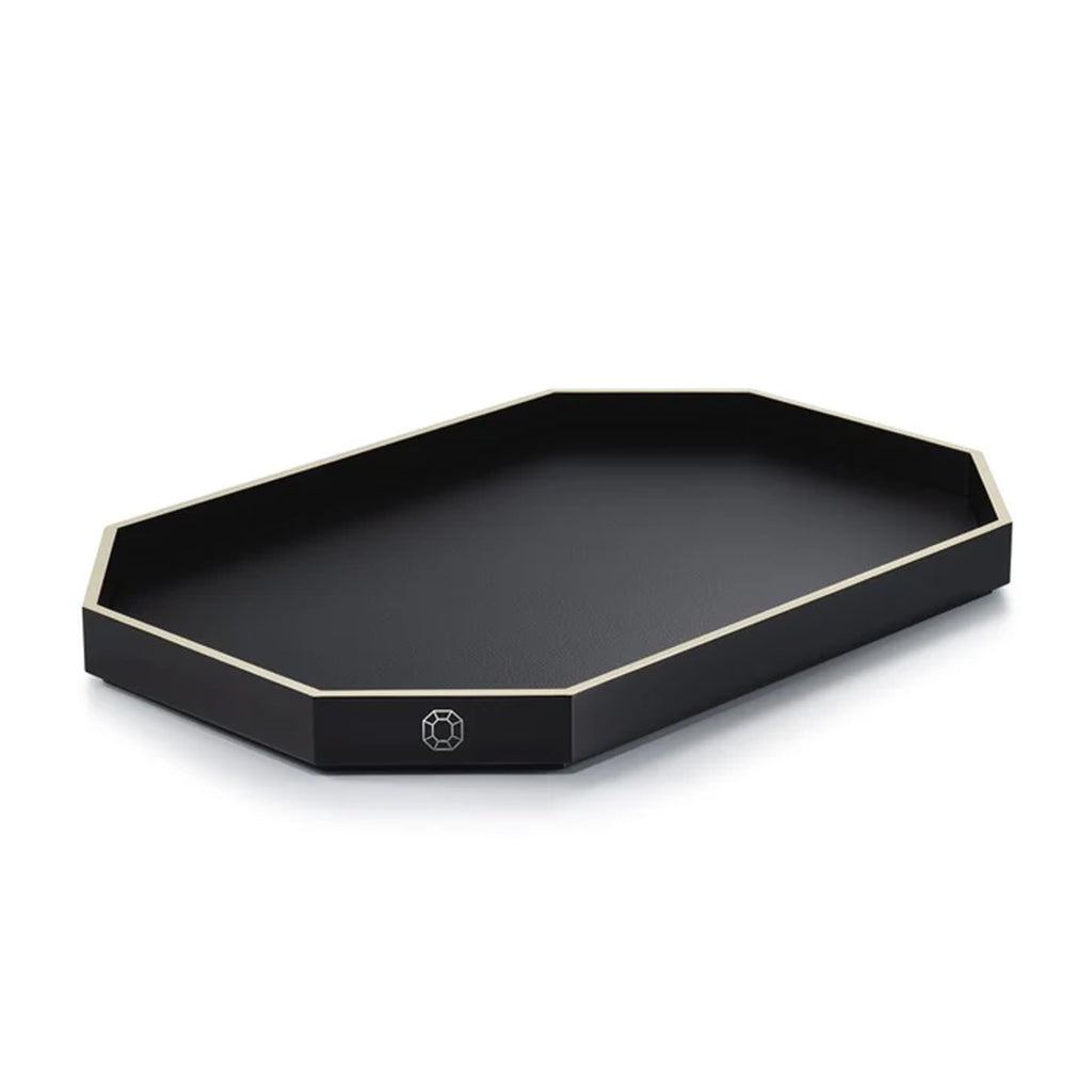 Octogone Tray Large in Black