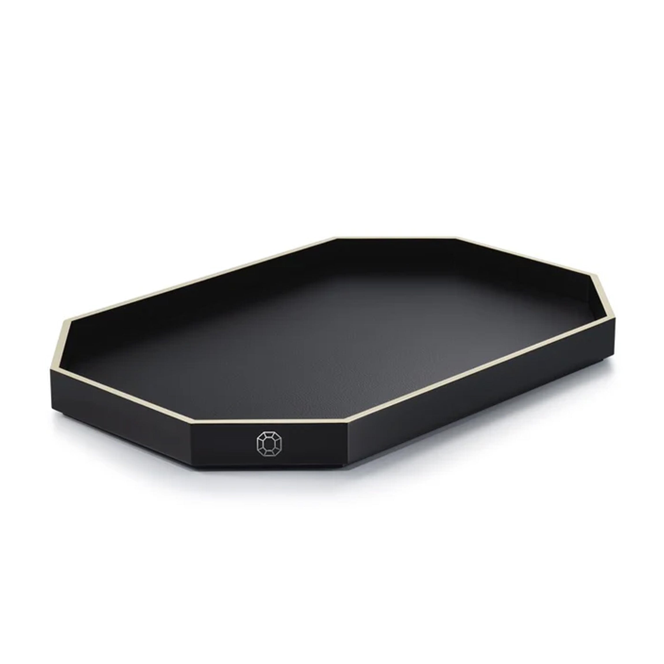 Octogone Tray Large in Black