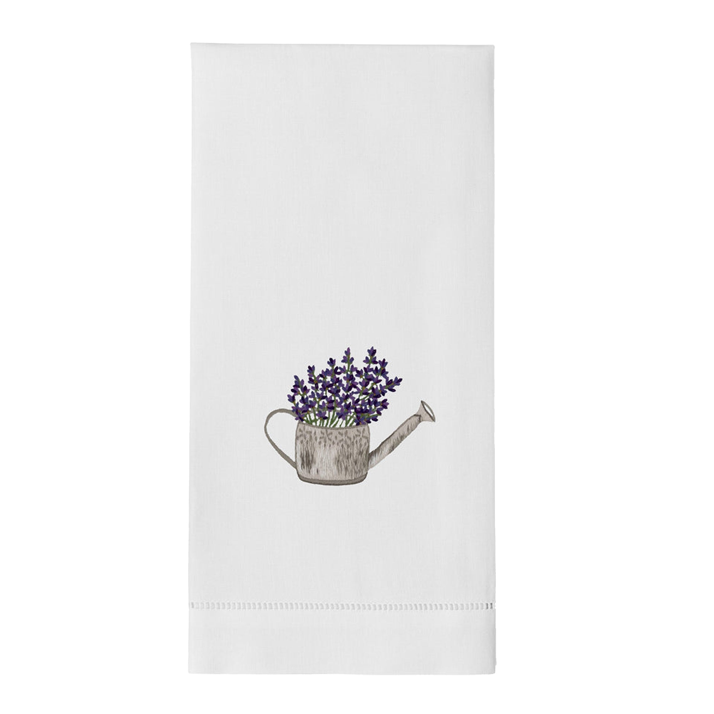 Lavender Watering Can Hand Towel