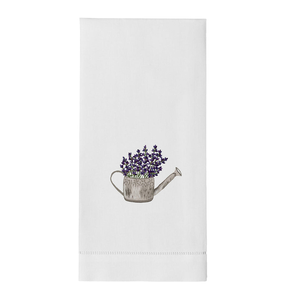 Lavender Watering Can Hand Towel