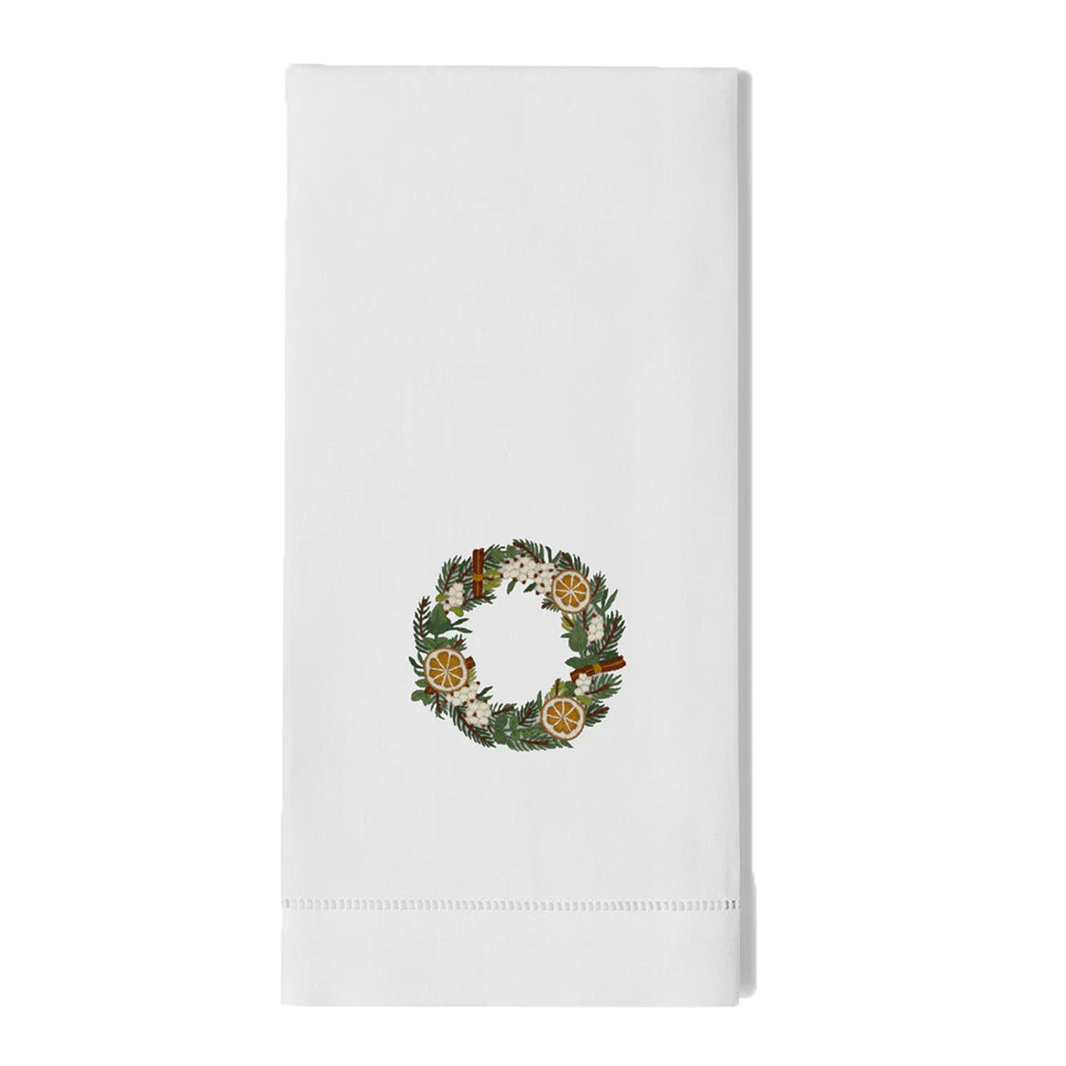 Orange Slice Wreath Hand Towel