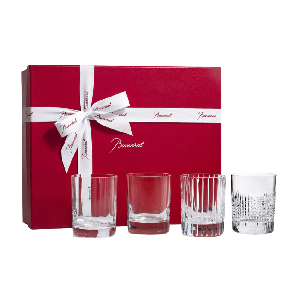 Four Elements Double Old Fashion Tumbler, Set of 4