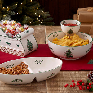 Christmas Tree Tiered Chip & Dip