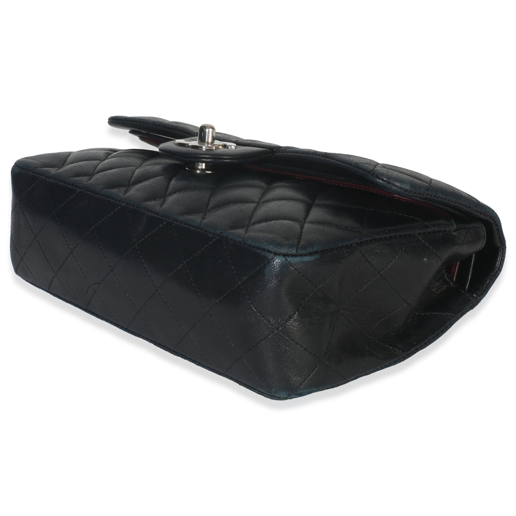 Chanel Black Quilted Lambskin Small Classic Double Flap Bag Handbag box