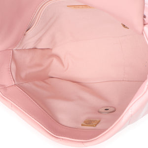 Chanel Light Pink Quilted Lambskin Small Chanel 19 Flap Bag