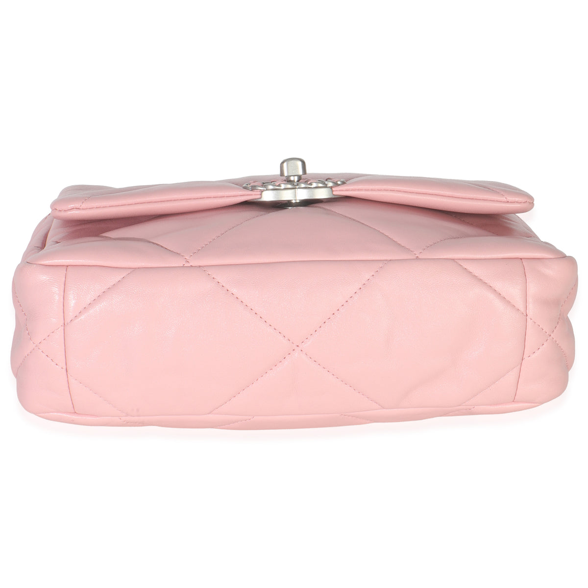 Chanel Light Pink Quilted Lambskin Small Chanel 19 Flap Bag