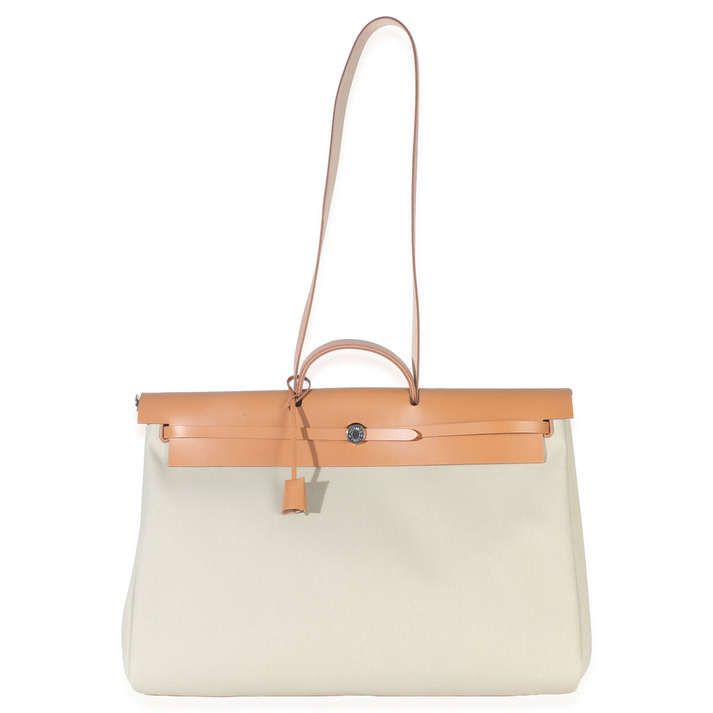 Hermès Beton Naturel Militaire Canvas Hunter Sable Herbag Zip Cabine Bag Handbag ad2