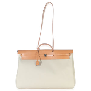 Hermès Beton Naturel Militaire Canvas Hunter Sable Herbag Zip Cabine Bag Handbag ad2