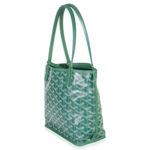 Goyard Green ine Canvas Reversible Mini Anjou Handbag sv