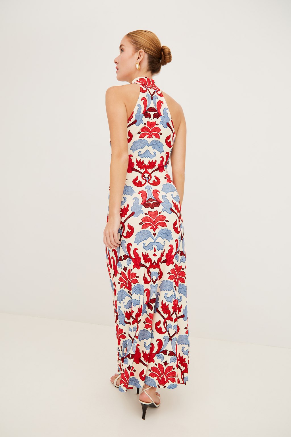 Asher Dress in Fleur Crest Ivory