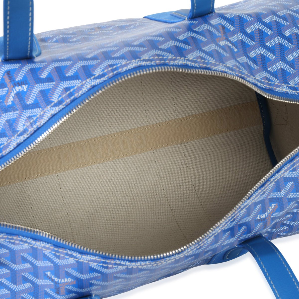 Goyard Sky Blue ine Barrel 40 Sports Bag Handbag ad1