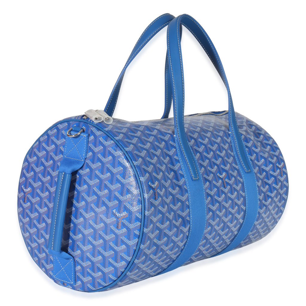 Goyard Sky Blue ine Barrel 40 Sports Bag Handbag pv