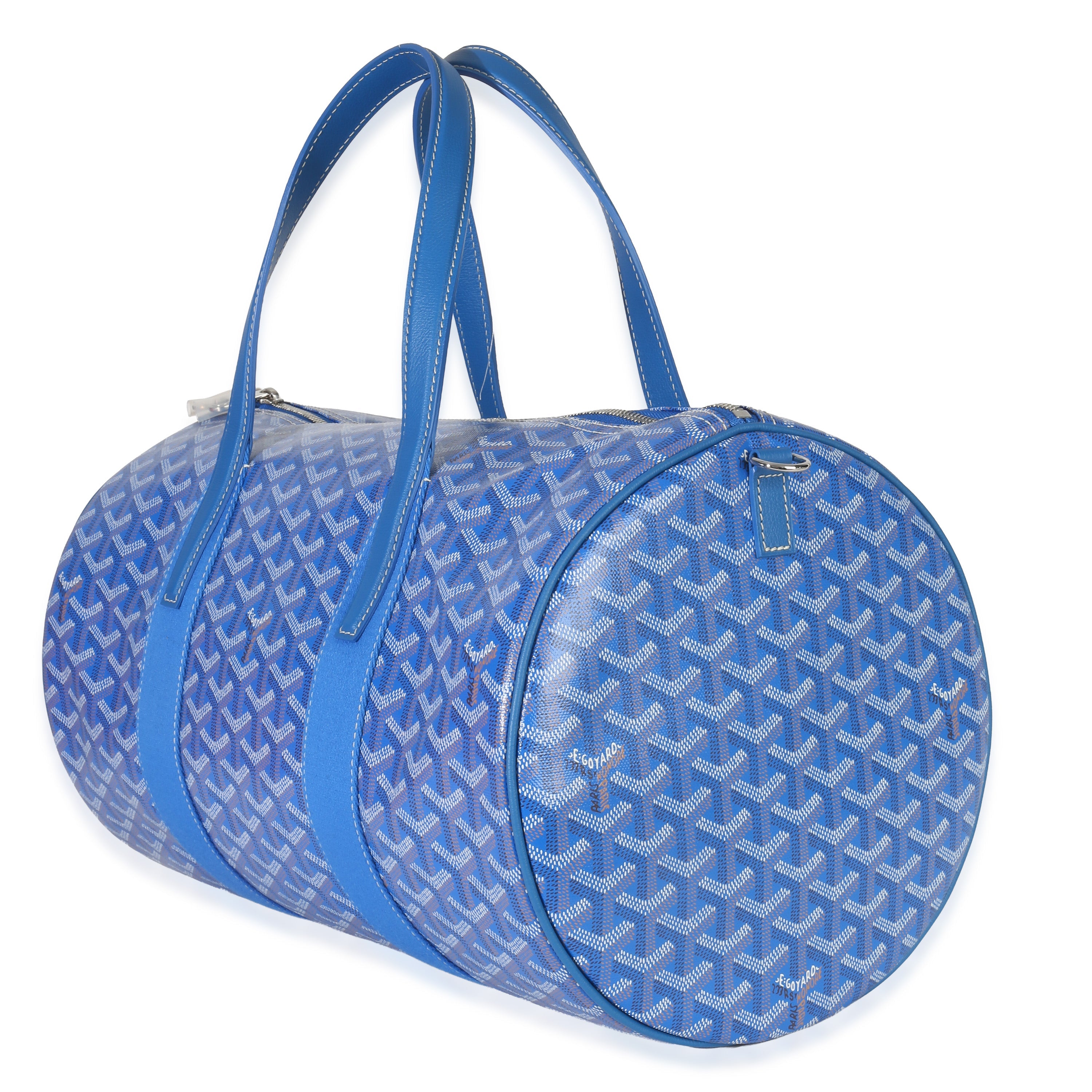 Goyard Sky Blue ine Barrel 40 Sports Bag Handbag sv