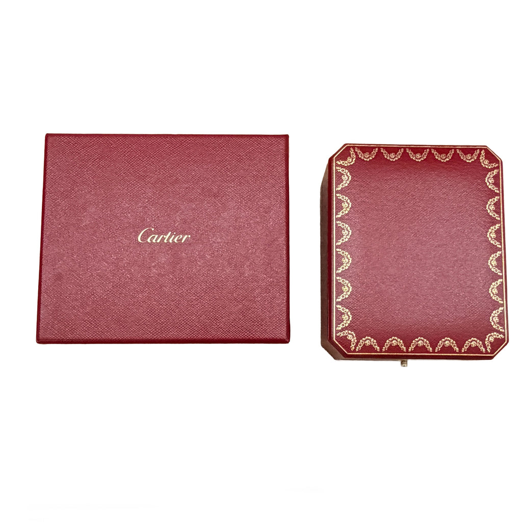Cartier Rose Gold Diamond Small Model Juste Un Clou Earrings box