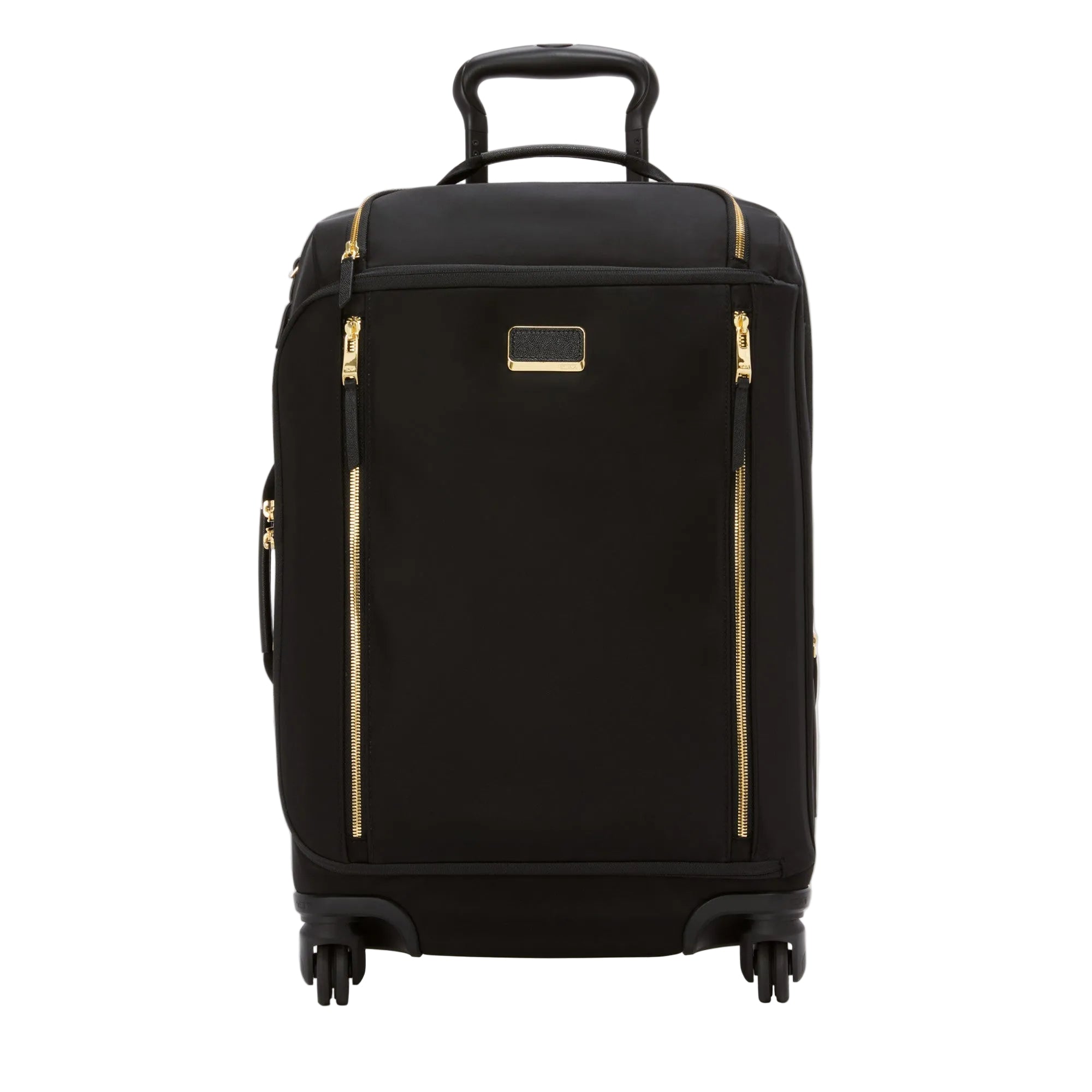 Voyageur Leger International Softside Expandable Carry-On, Black/Gold