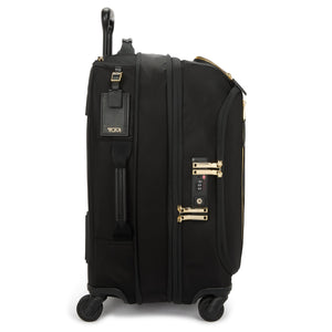 Voyageur Leger International Softside Expandable Carry-On, Black/Gold