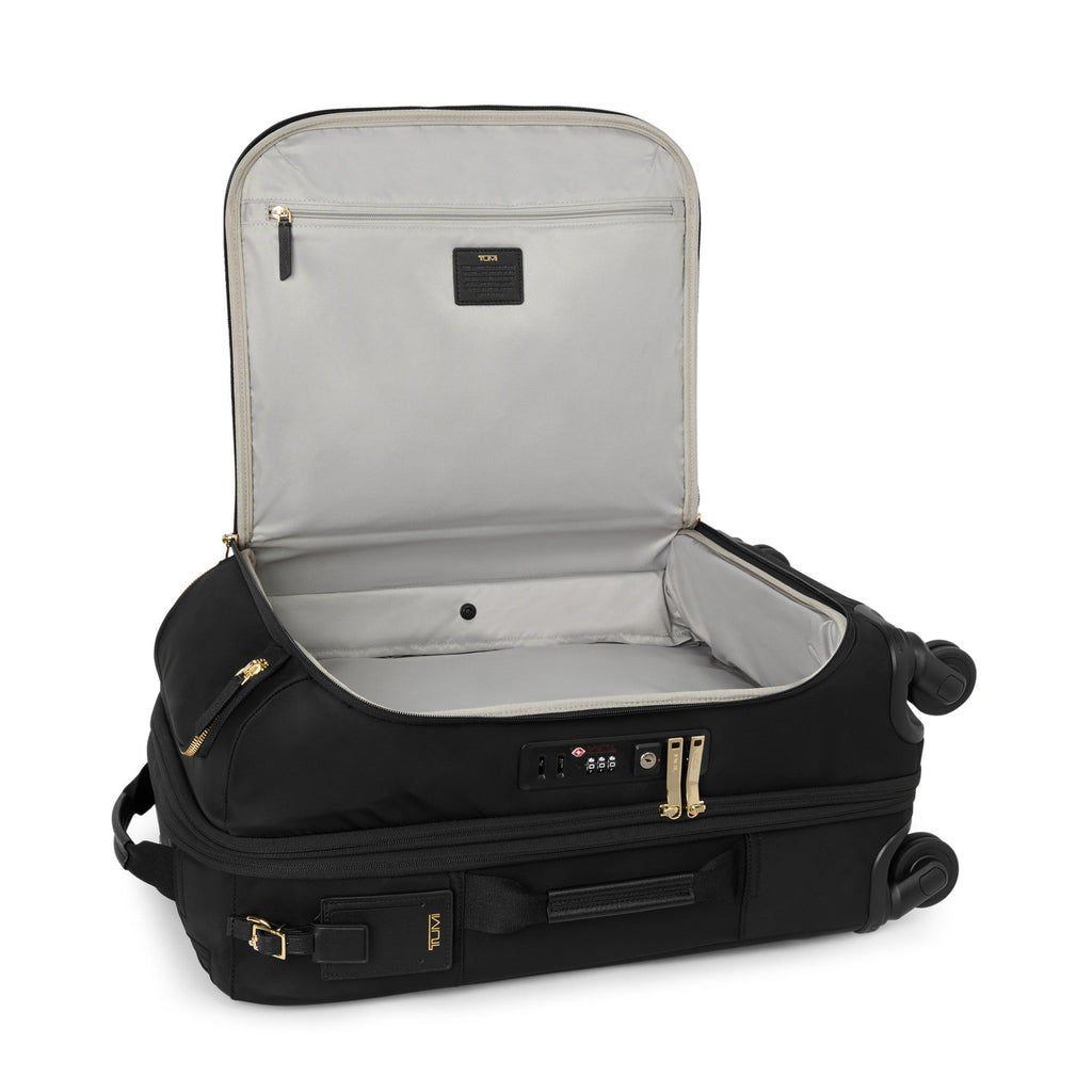 Voyageur Leger International Softside Expandable Carry-On, Black/Gold
