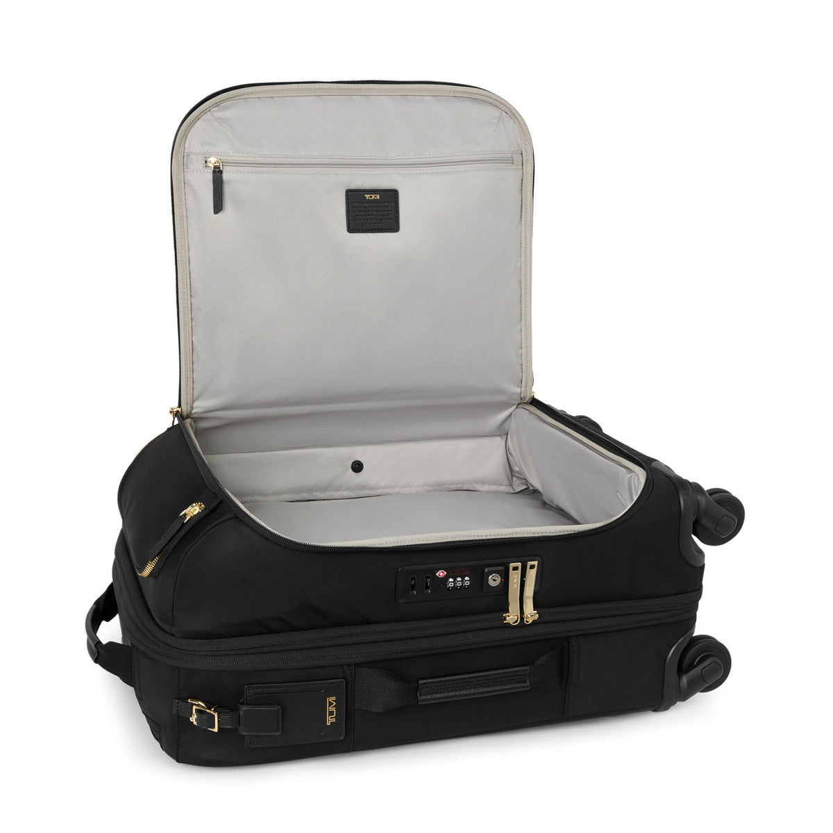 Voyageur Leger International Softside Expandable Carry-On, Black/Gold