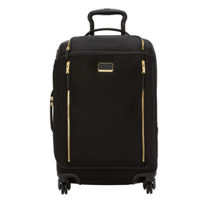 Voyageur Leger International Softside Expandable Carry-On, Black/Gold