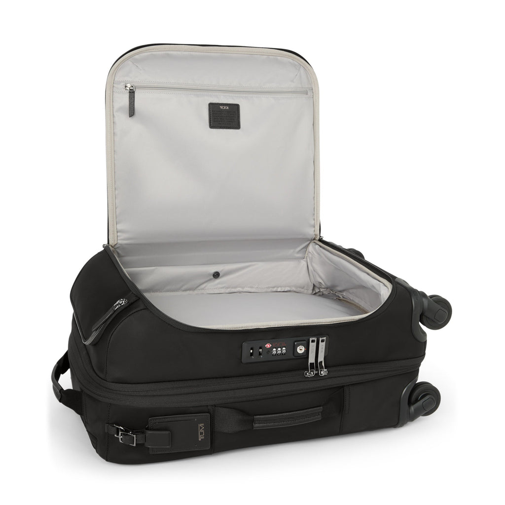 Voyageur Leger International Softside Expandable Carry-On, Black/Gunmetal