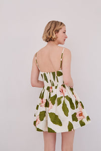 Miro Mini Dress in Lotus Ivory