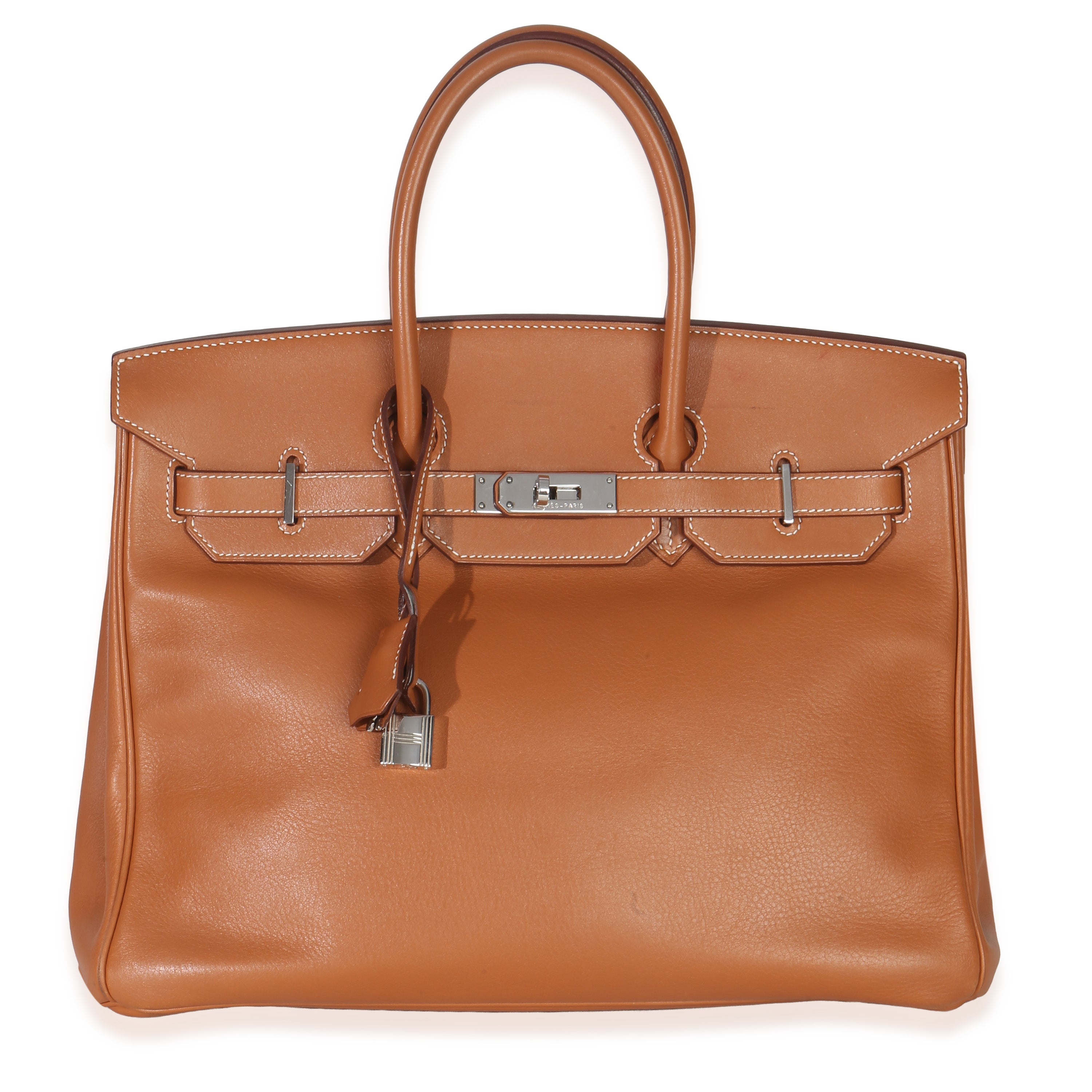 Hermès Gold Swift Birkin 35 PHW Handbag id