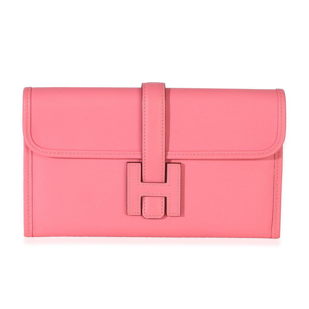 Hermès Rose Azalee Jige Duo Mini Clutch Handbag id