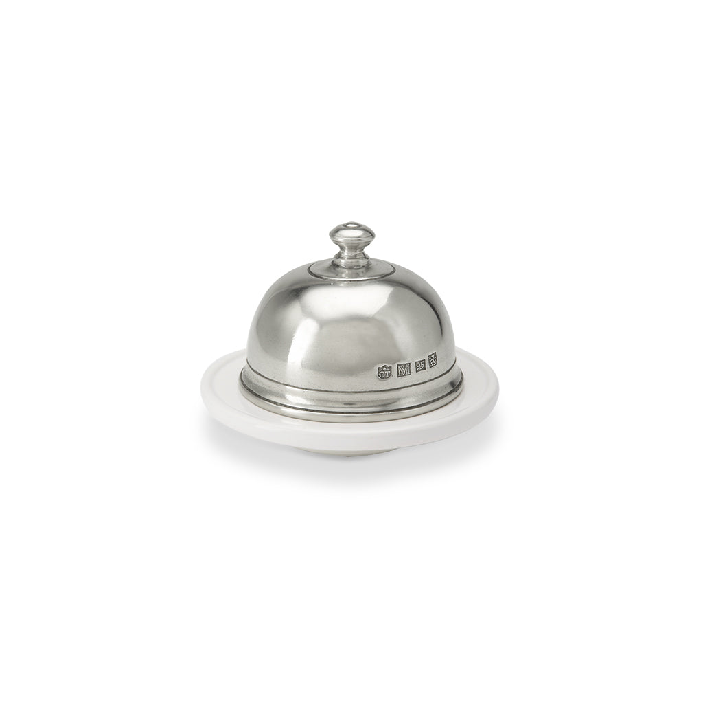 Convivio Butter Dome, Small in White