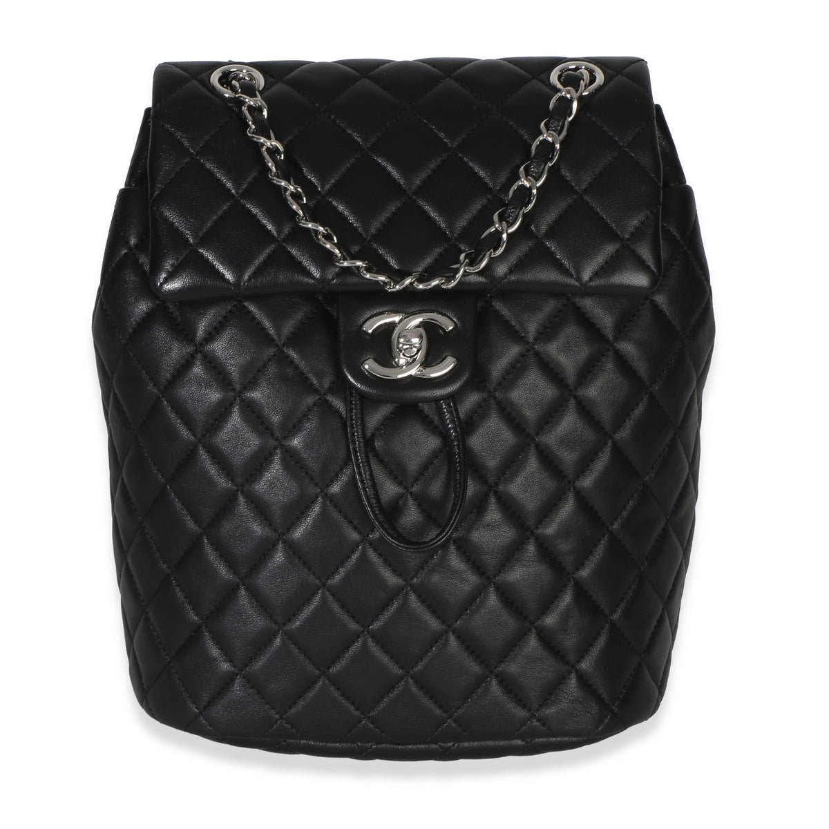 chanel backpack mini urban spirit Chanel Black Quilted Lambskin Small Urban Spirit Backpack | myGemma