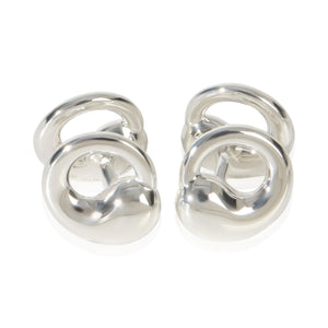 Tiffany & Co. Sterling Silver  Elsa Peretti Eternal Circle Cufflinks pv