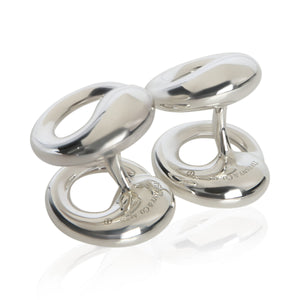 Tiffany & Co. Sterling Silver  Elsa Peretti Eternal Circle Cufflinks bv