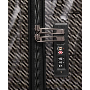 19 Degree Lite International Hardside Carry-On, Black/Graphite