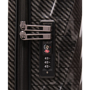 19 Degree Lite Continental Hardside Carry-On, Black Graphite