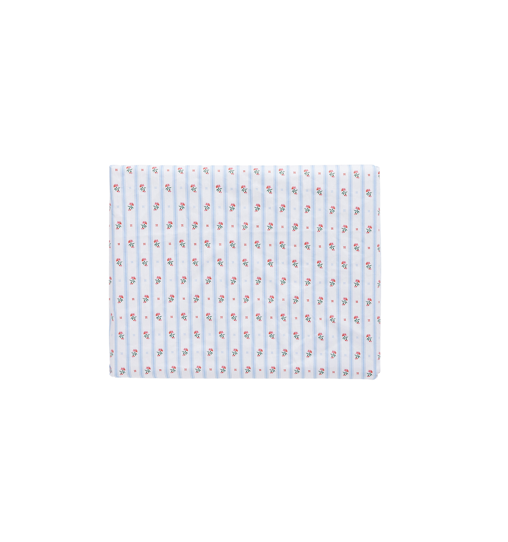The Crib Sheet in Floral Stripe