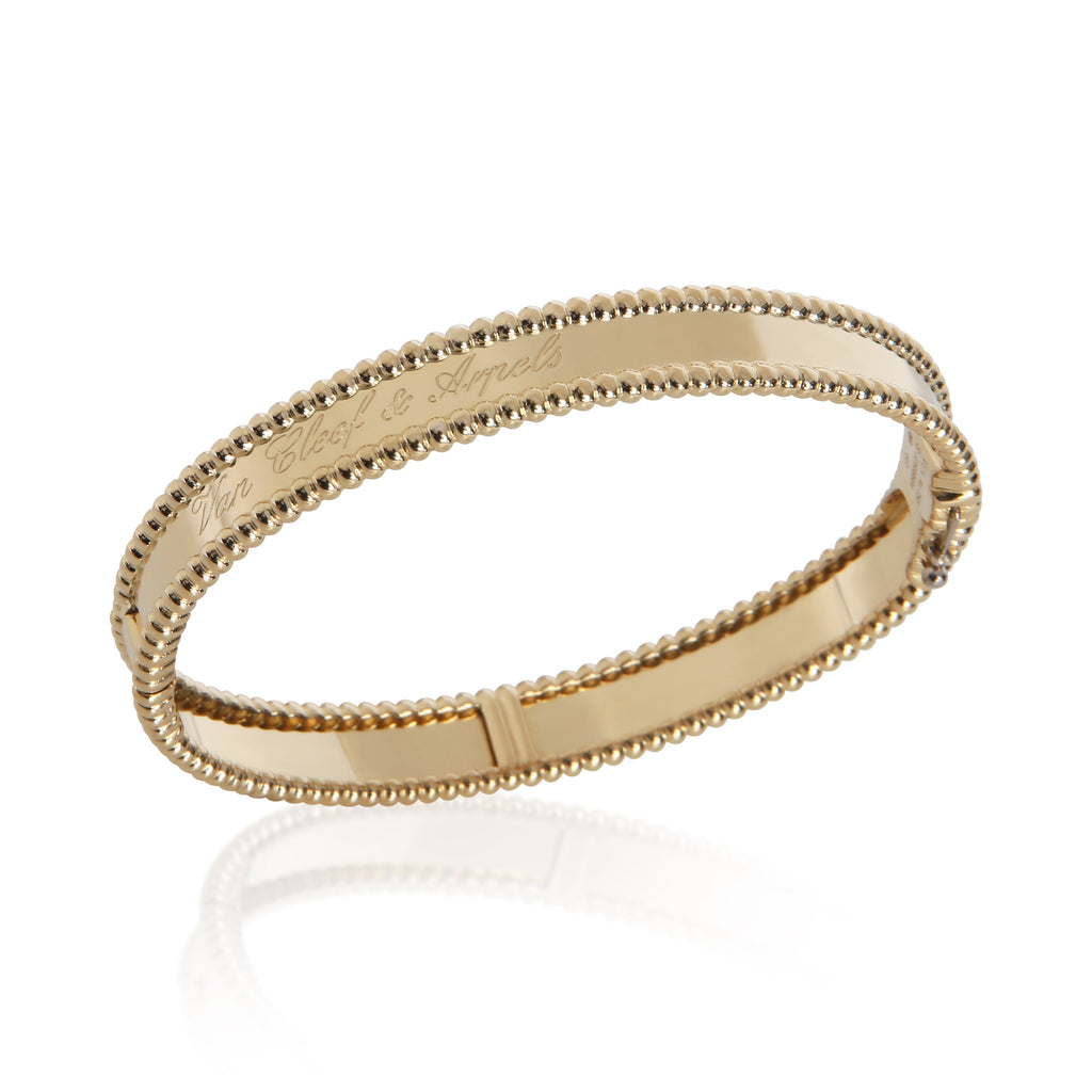 Van Cleef & Arpels Yellow Gold  Perlee Signature Bracelet bv