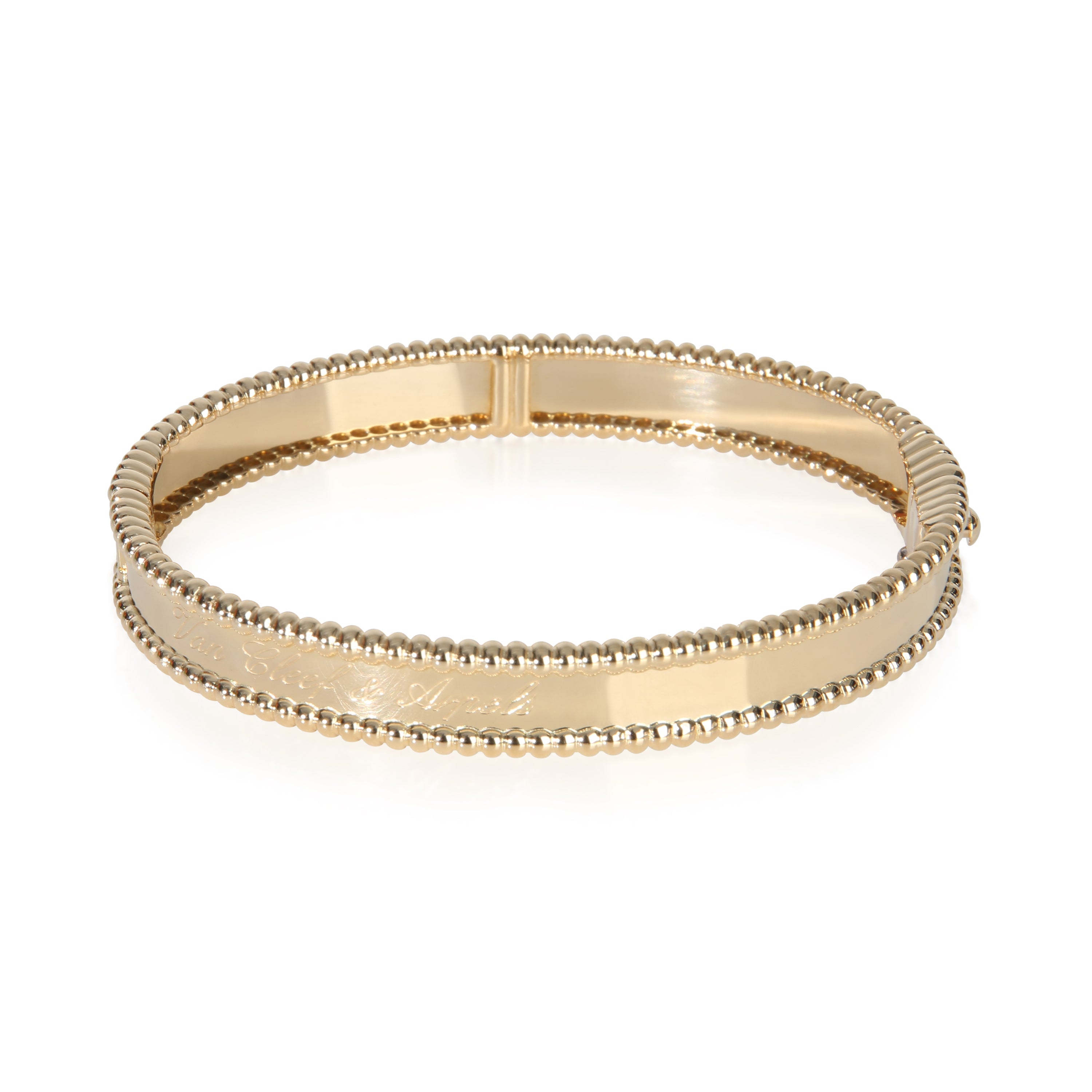 Van Cleef & Arpels Yellow Gold  Perlee Signature Bracelet fv