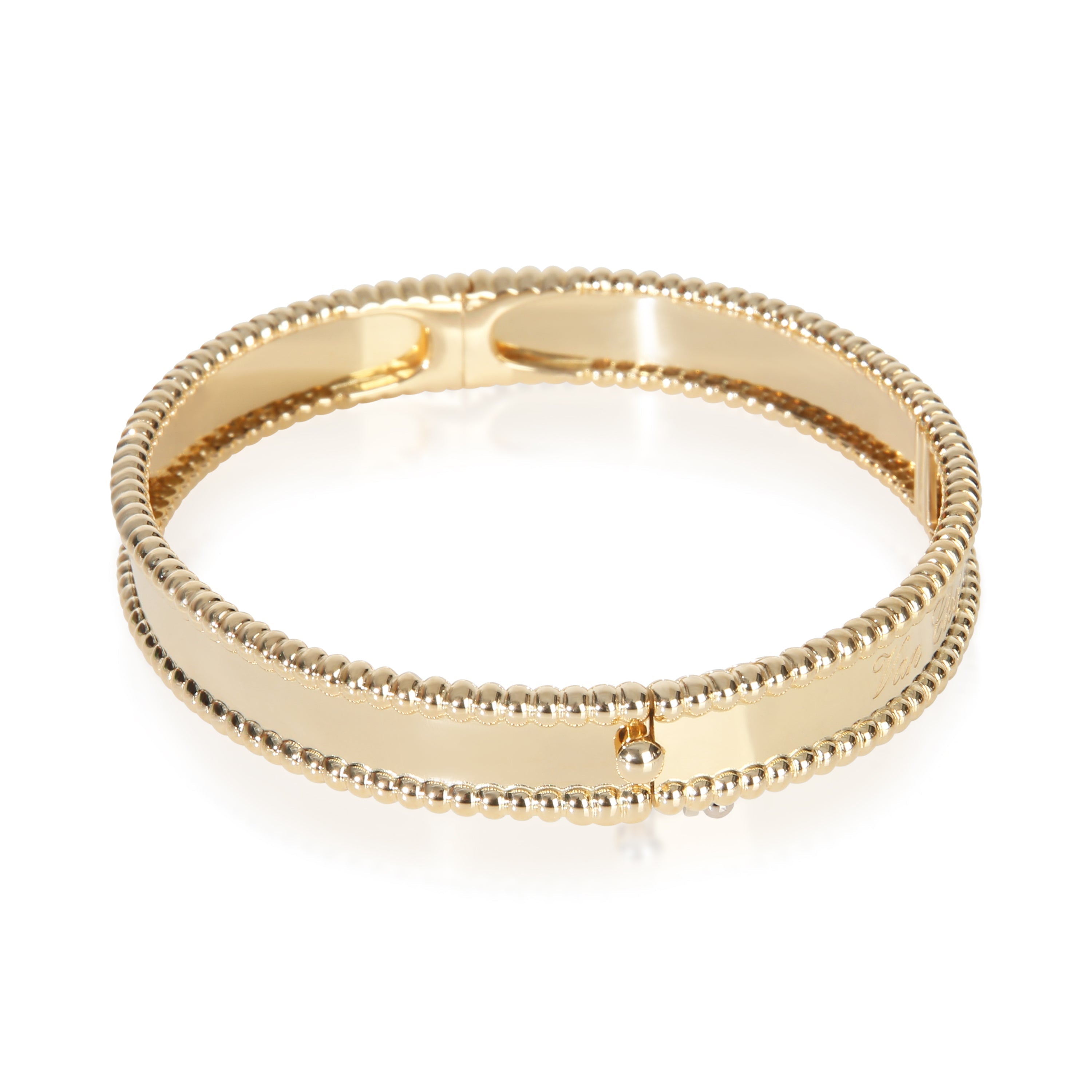 Van Cleef & Arpels Yellow Gold  Perlee Signature Bracelet sv