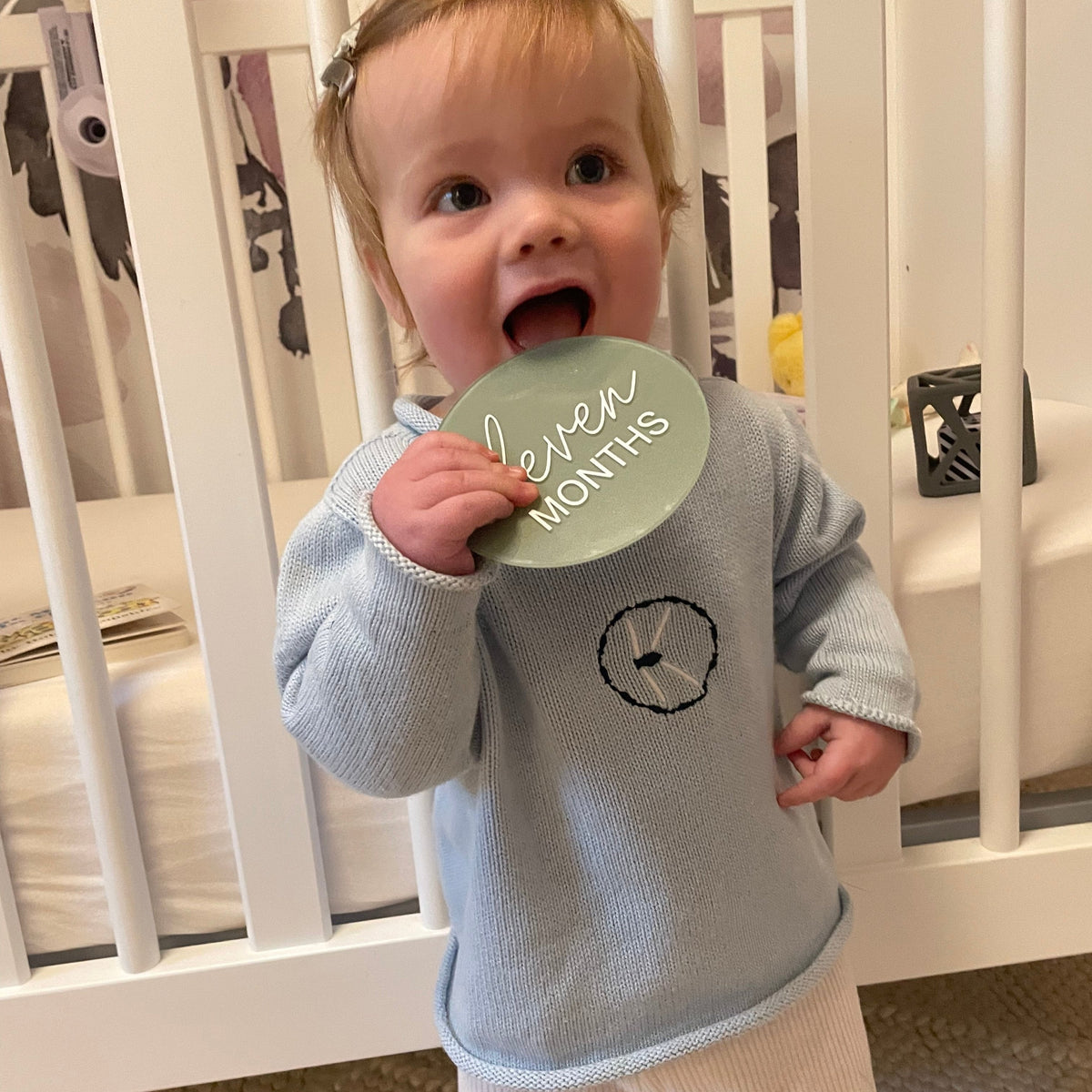 Jersey Rollneck Sweater in Blue