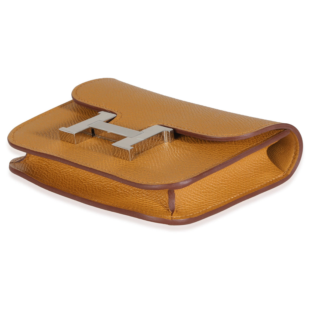 Hermès Sesame Epsom Constance Slim Wallet PHW Wallet 8