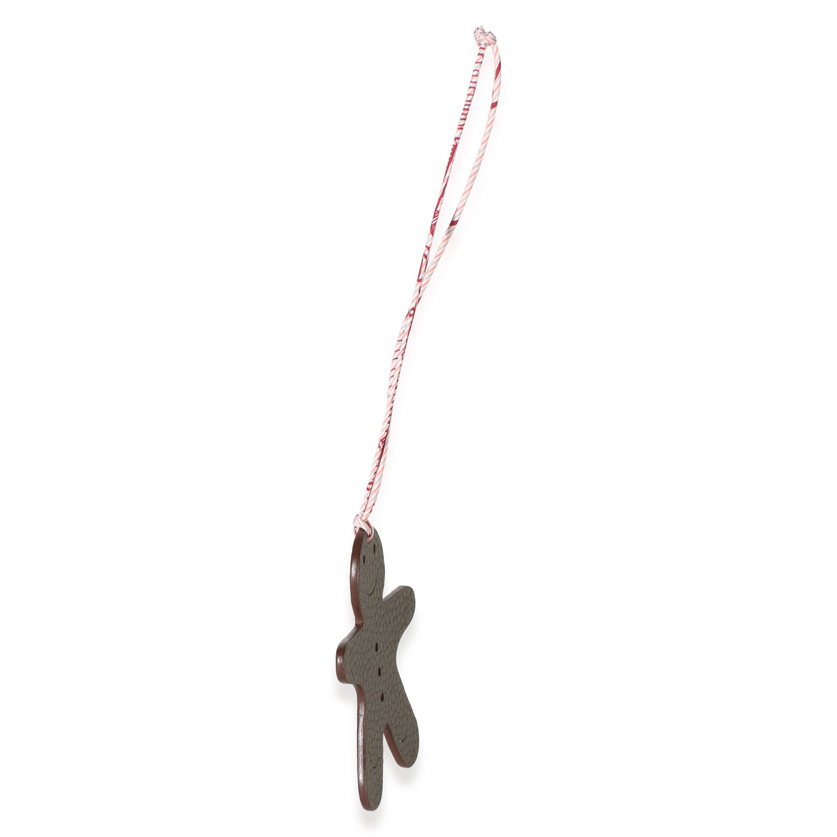 Hermès Petit H Etain Togo Gingerbread Man Charm 3