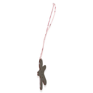 Hermès Petit H Etain Togo Gingerbread Man Charm 3