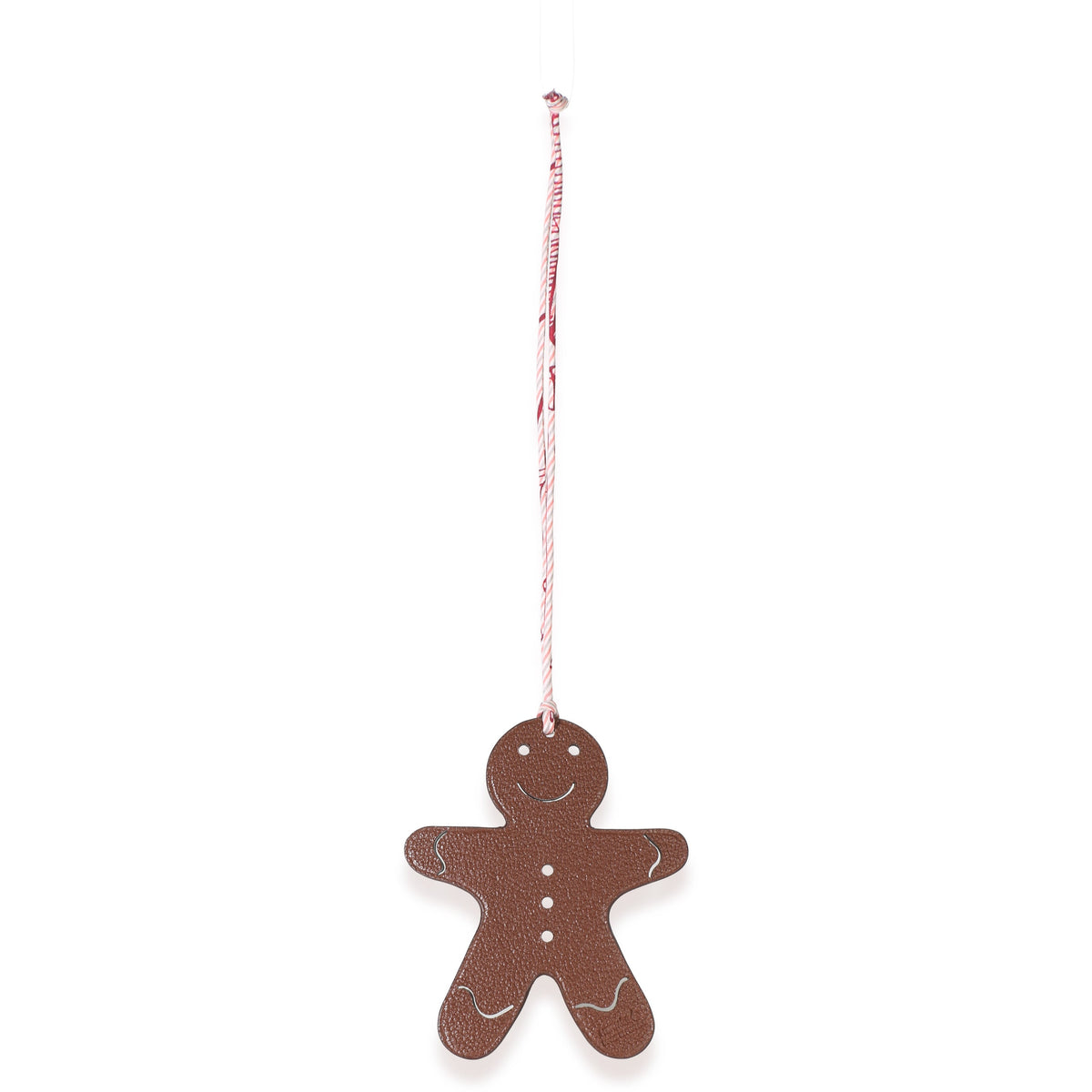 Hermès Petit H Etain Togo Gingerbread Man Charm 4