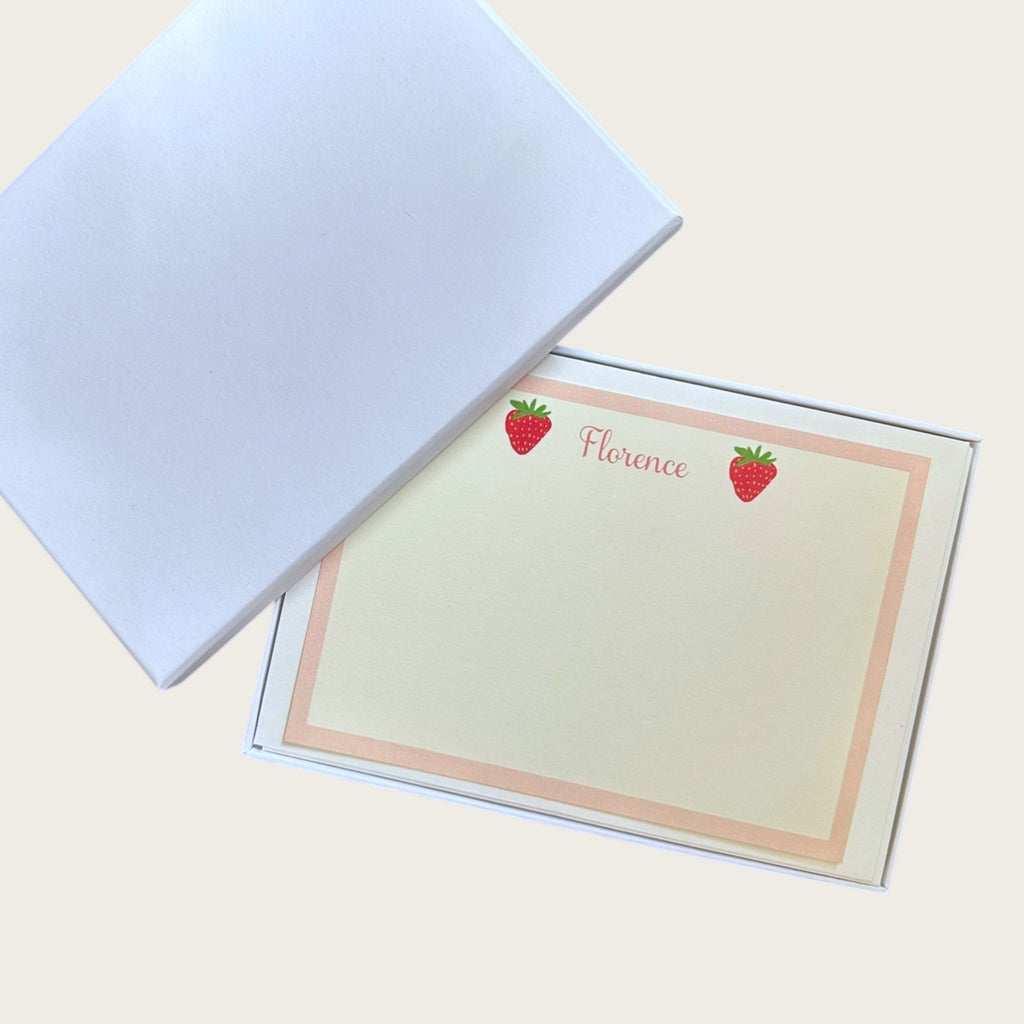 Strawberry Notecard, Set of 20