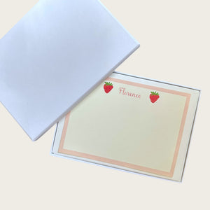 Strawberry Notecard, Set of 20