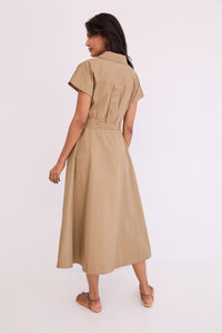Sawyer Dress in Khaki