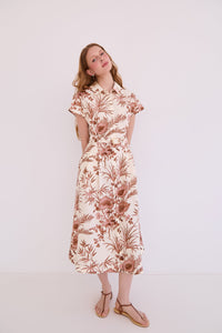 Sawyer Dress in Paradise Camel
