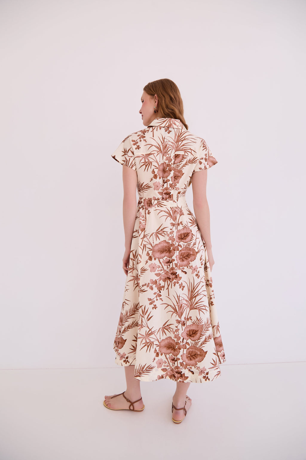Sawyer Dress in Paradise Camel