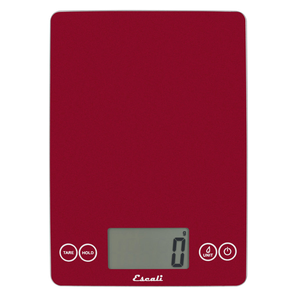 Arti Glass Digital Scale in Rio Red