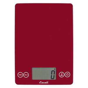 Arti Glass Digital Scale in Rio Red