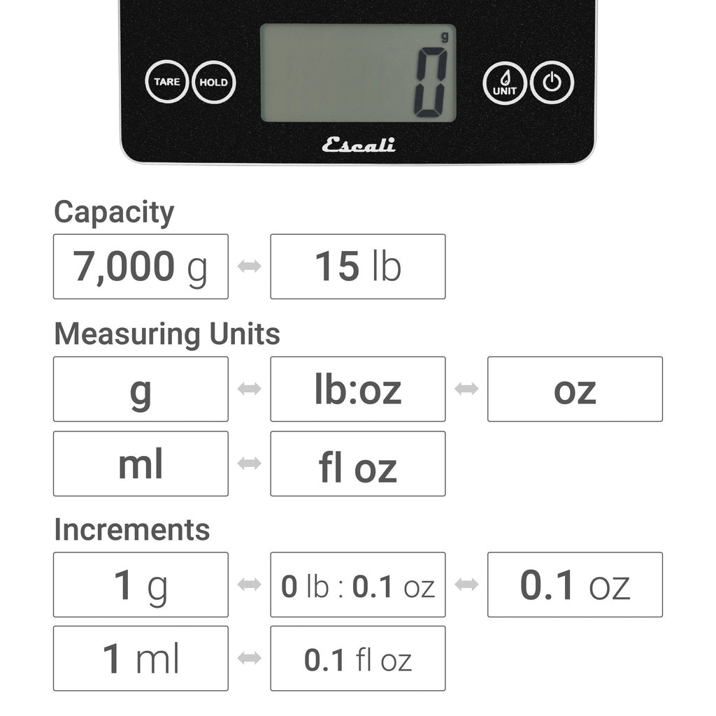 Arti Glass Digital Scale in Rio Red